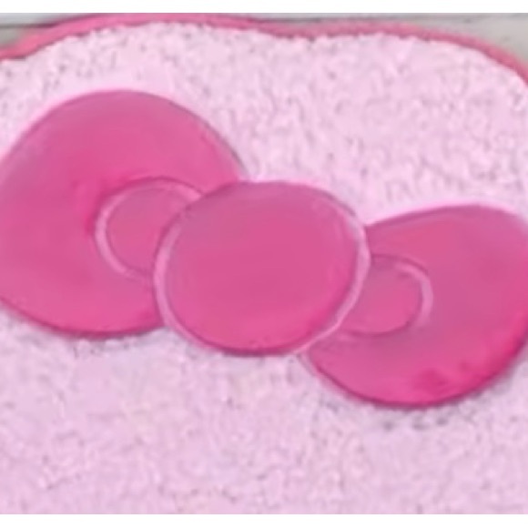 Hello Kitty Large Plush Bath Mat/Area Rug 33"wide x 27"tall - Picture 2 of 6